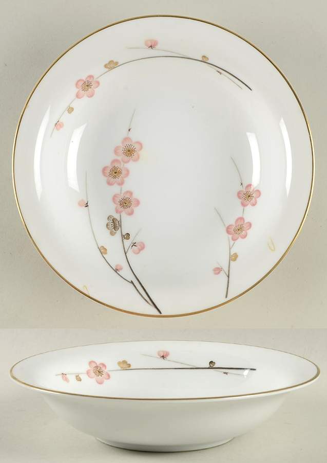 Cherry Blossom Coupe Soup Bowl by Noritake-1