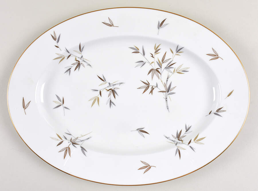 Cho-Cho-San (6936) 14" Oval Serving Platter by Noritake-1