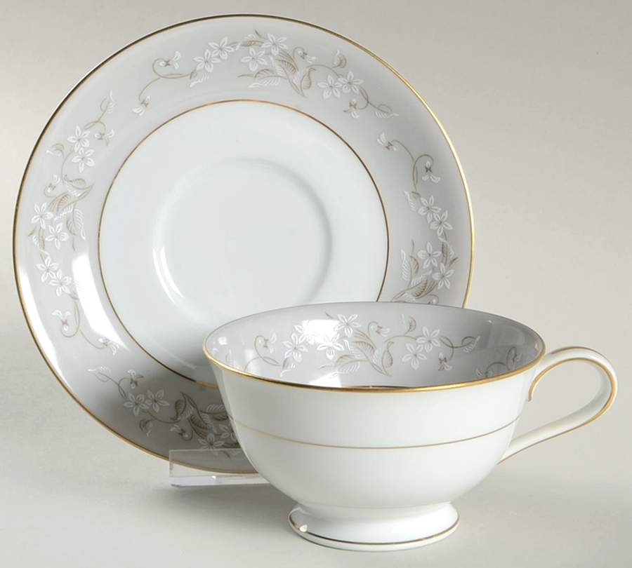 Chelsea Footed Cup & Saucer Set by Noritake-1