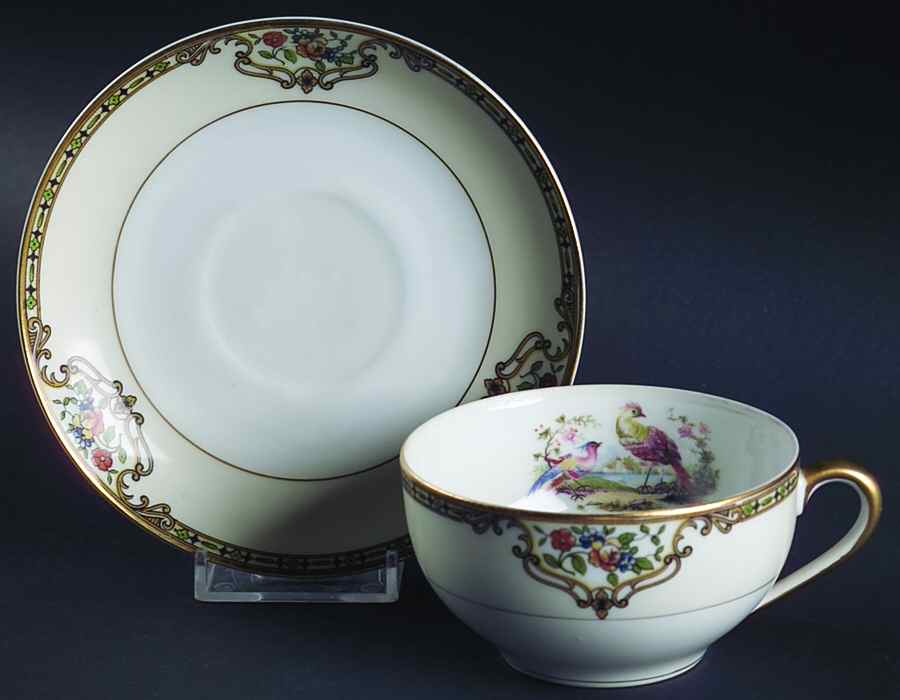 Chelsea Flat Cup & Saucer Set by Noritake-1