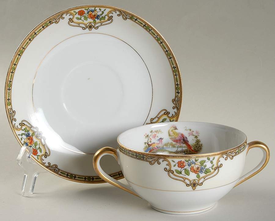 Chelsea Bouillon Cup & Saucer by Noritake-1