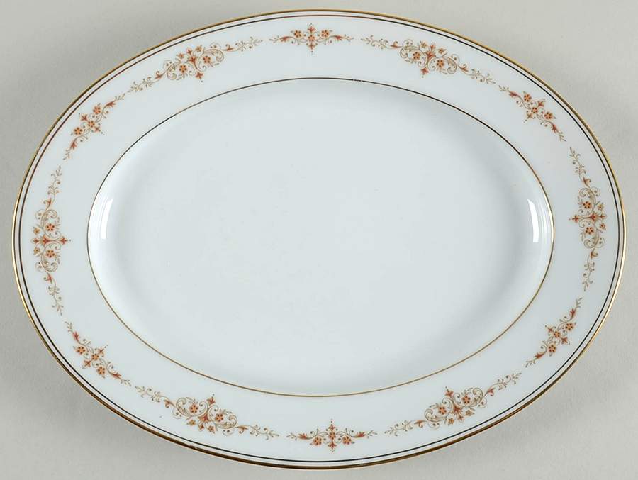 Champs Elysees 11" Oval Serving Platter by Noritake-1