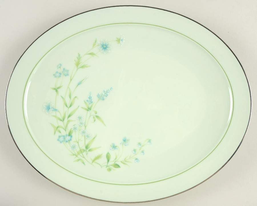 Cherish 13" Oval Serving Platter by Noritake-1