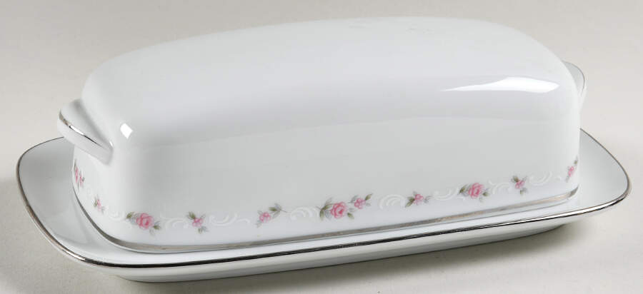 Cheri 1/4 Lb Covered Butter by Noritake-1