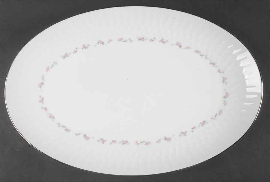 Cheri 16" Oval Serving Platter by Noritake-1