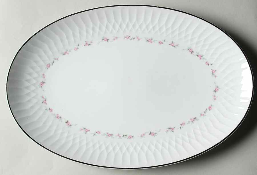 Cheri 14" Oval Serving Platter by Noritake-1