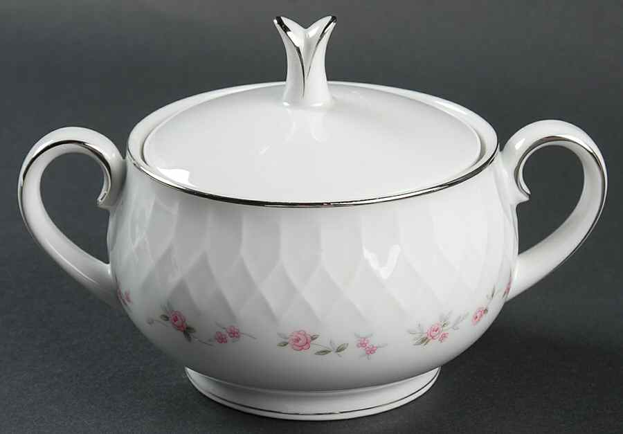 Cheri Sugar Bowl & Lid by Noritake-1