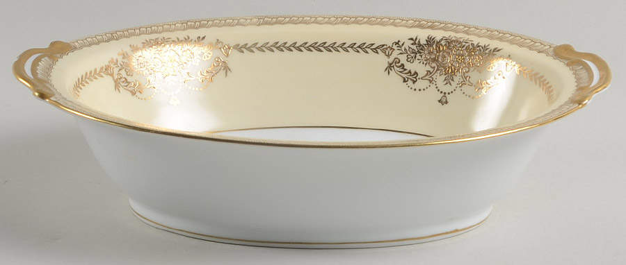 Cherita (7281 & NO #) 8" Oval Vegetable Bowl by Noritake-1