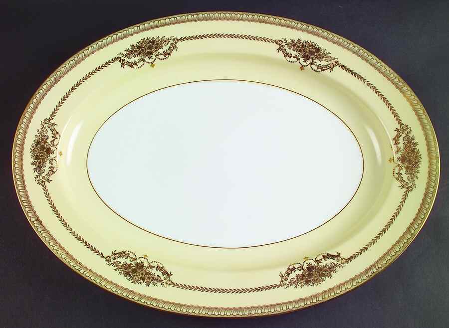 Cherita (7281 & NO #) 16" Oval Serving Platter by Noritake-1