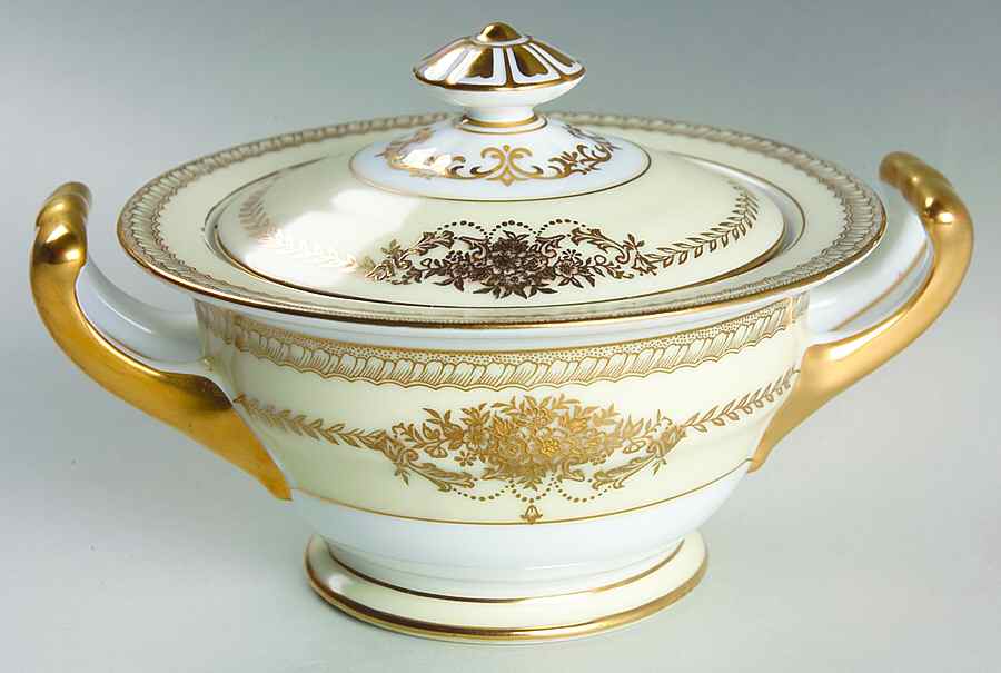 Cherita (7281 & NO #) Sugar Bowl & Lid by Noritake-1