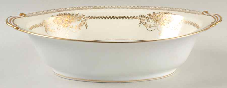 Cherita (7281 & NO #) 10" Oval Vegetable Bowl by Noritake-1