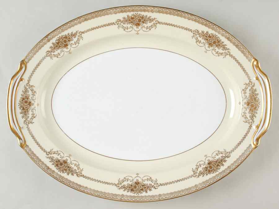 Cherita (7281 & NO #) 16" Oval Serving Platter by Noritake-1