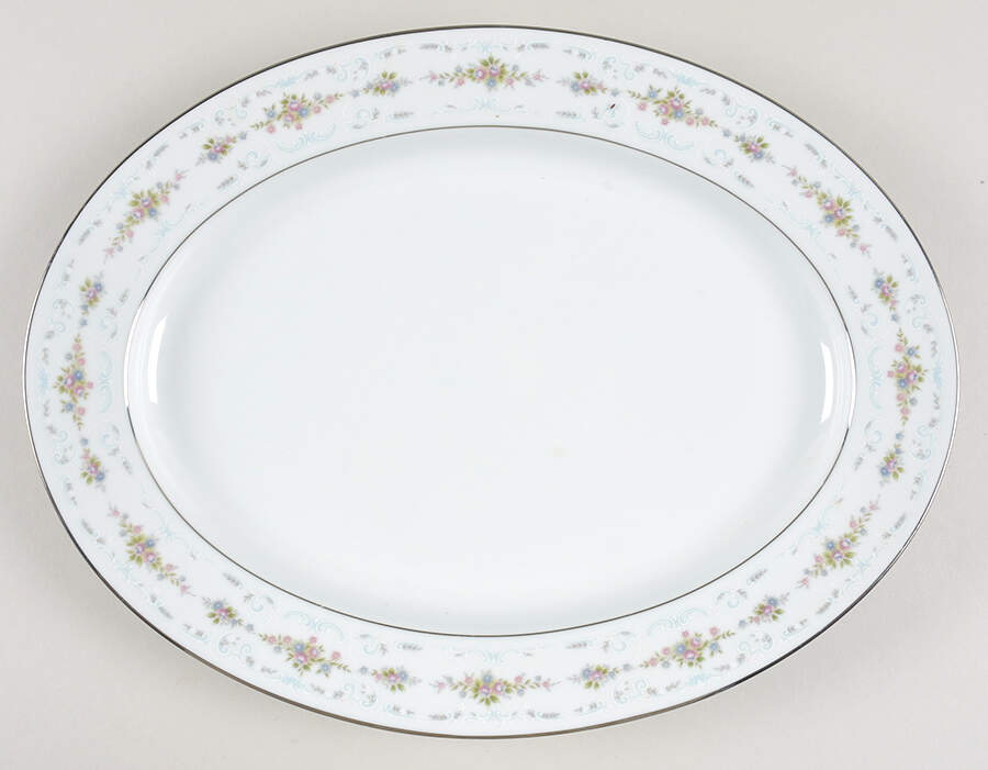 Cheryl 13" Oval Serving Platter by Noritake-1