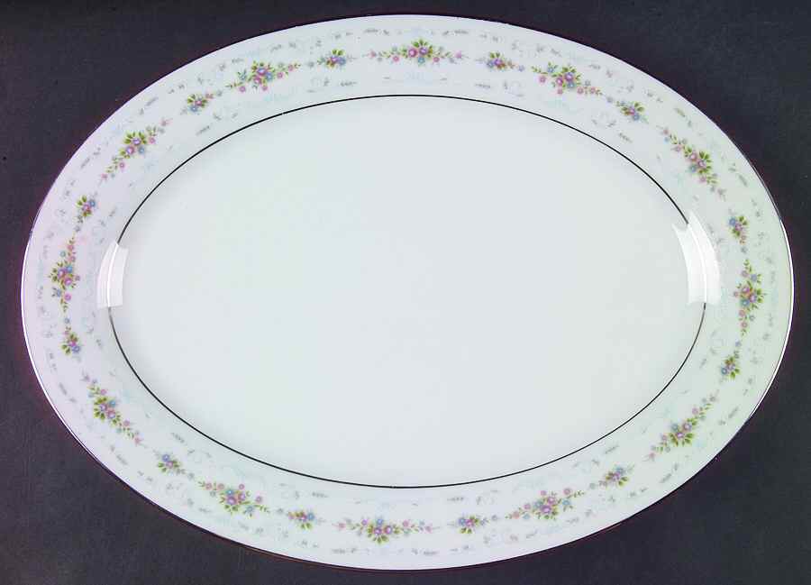 Cheryl 14" Oval Serving Platter by Noritake-1