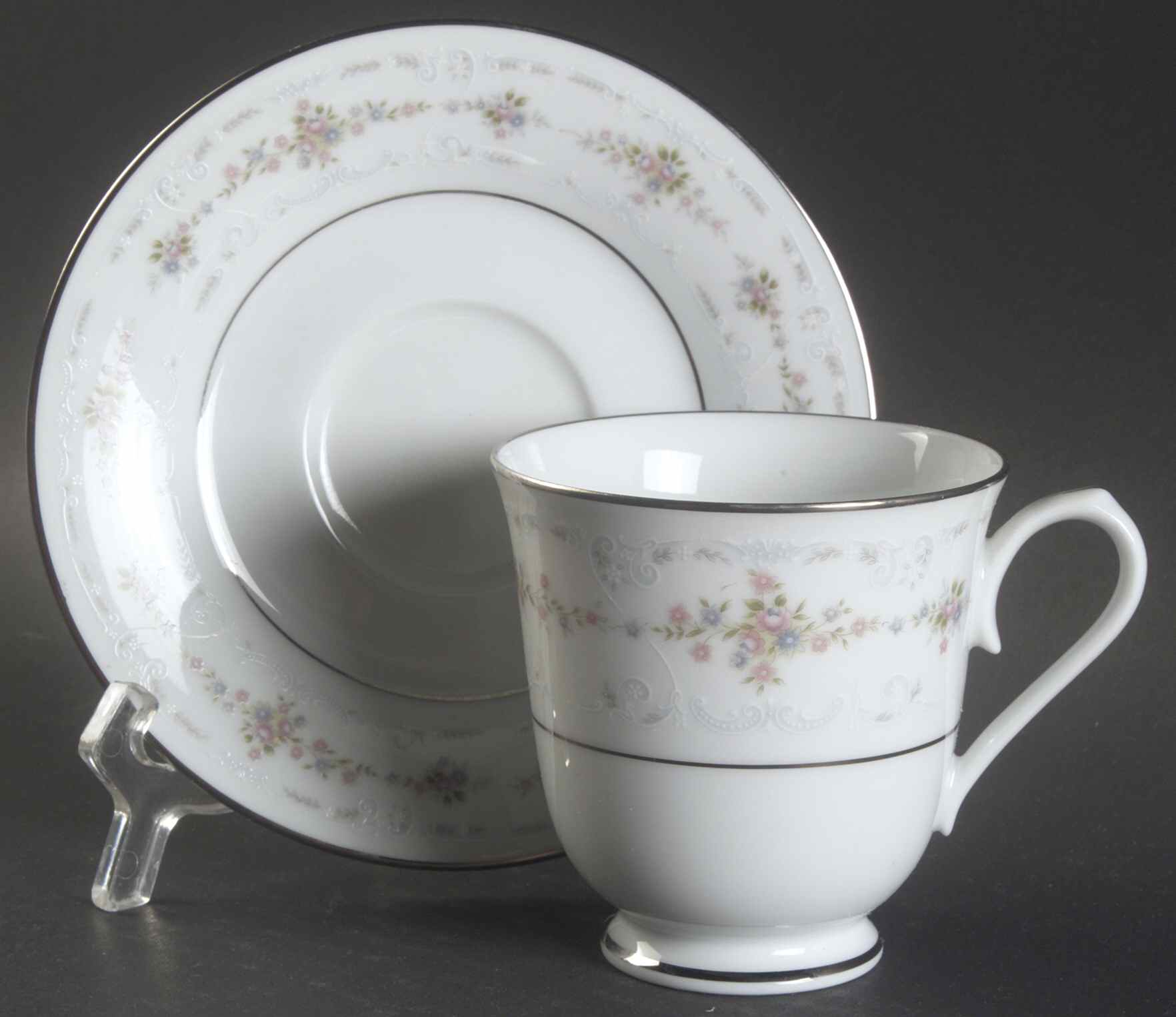 Cheryl Footed Cup & Saucer Set by Noritake-1