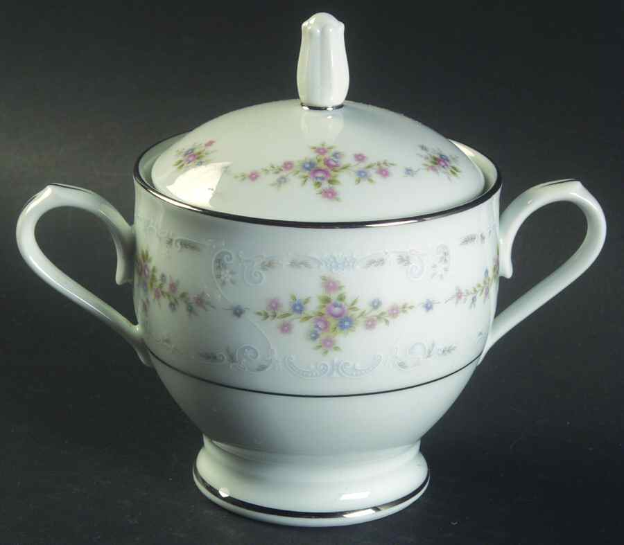 Cheryl Sugar Bowl & Lid by Noritake-1