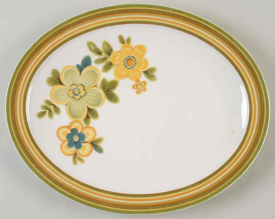 Chestnuthill 13" Oval Serving Platter by Noritake-1