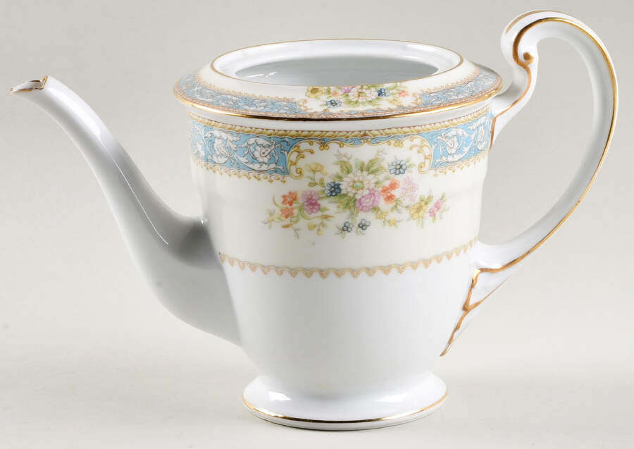 Chevonia Teapot No Lid by Noritake-1