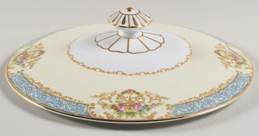 Chevonia Lid for Round Vegetable by Noritake-1