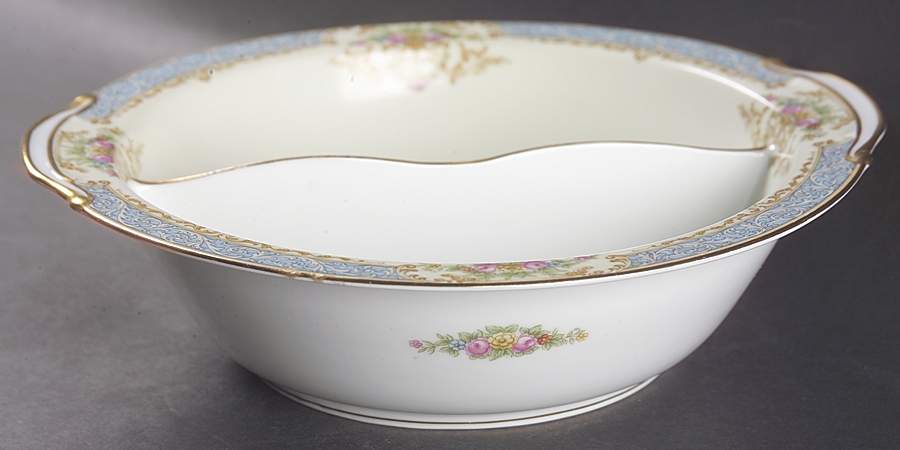 Chevonia Round Divided Vegetable Bowl by Noritake-1