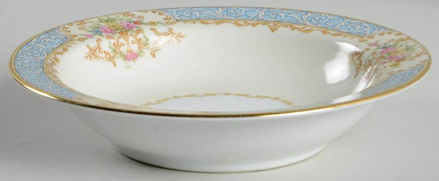 Chevonia Rim Fruit/Dessert (Sauce) Bowl by Noritake-1