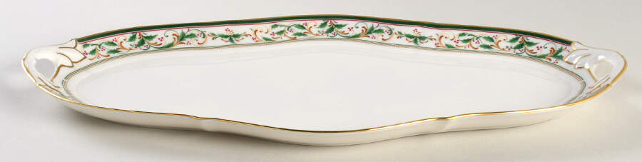 Christmas Garland Hors d'Oeuvre Tray by Noritake-1