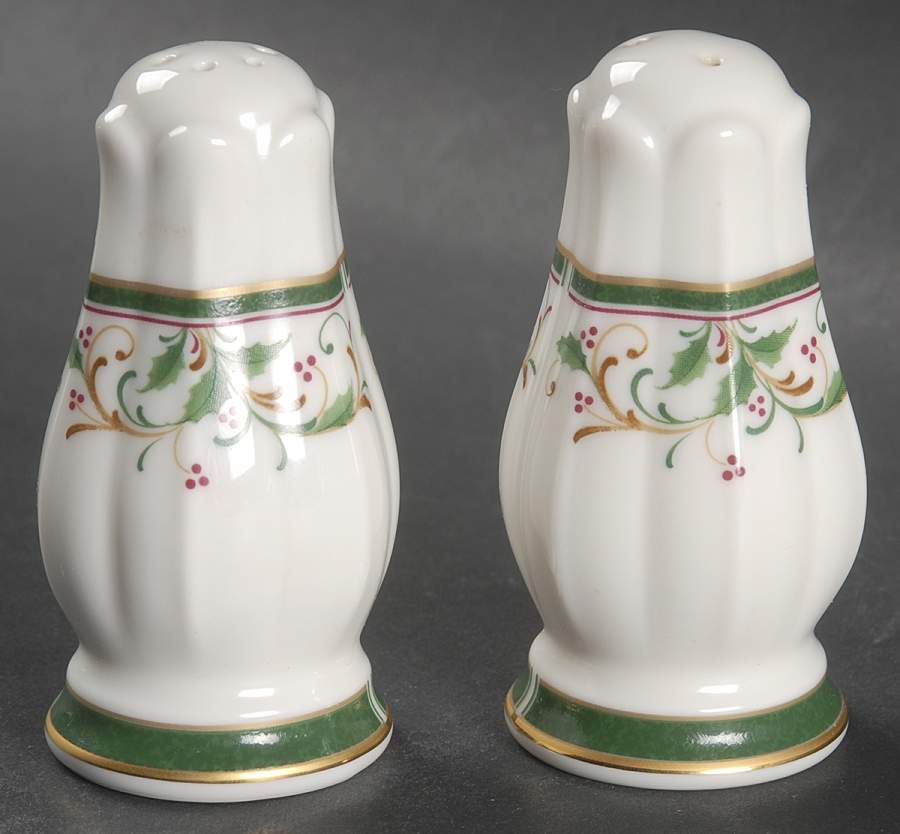 Christmas Garland Salt & Pepper Set by Noritake-1