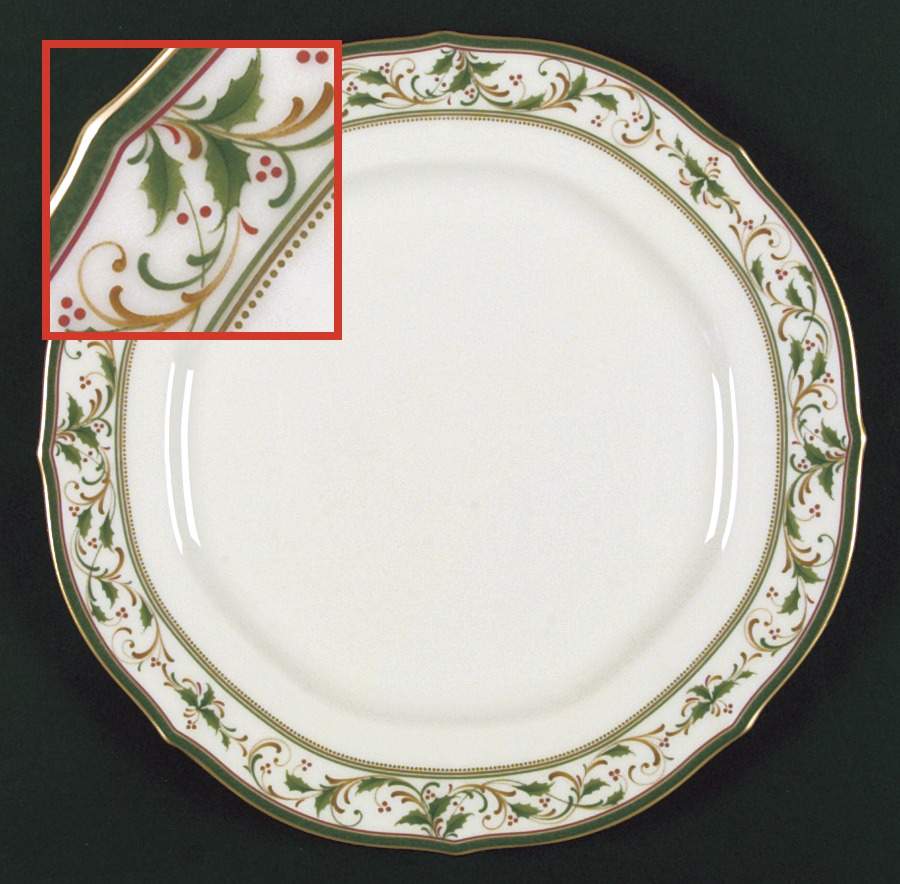 Christmas Garland Dinner Plate by Noritake-1