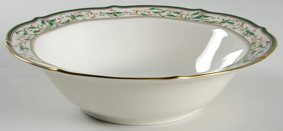 Christmas Garland 9" Round Vegetable Bowl by Noritake-1