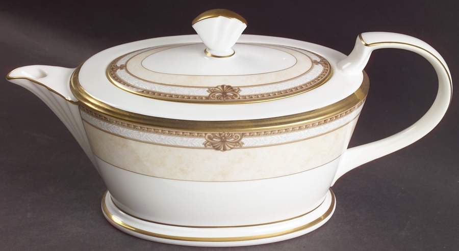 Chavot Gold Teapot & Lid by Noritake-1
