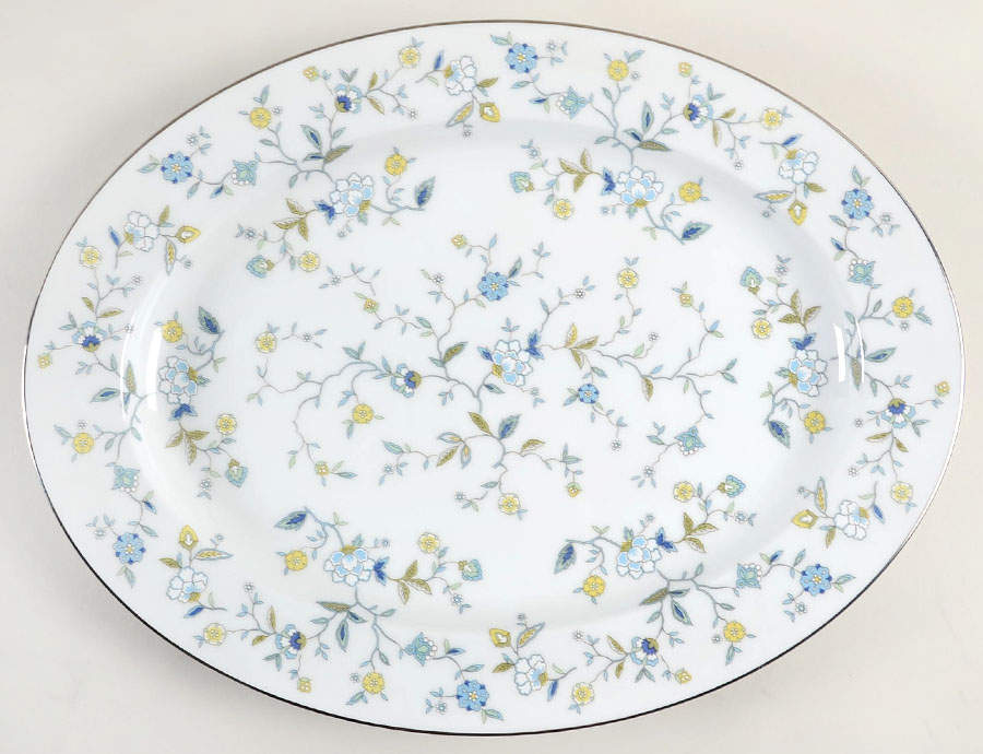 Chintz 16" Oval Serving Platter by Noritake-1