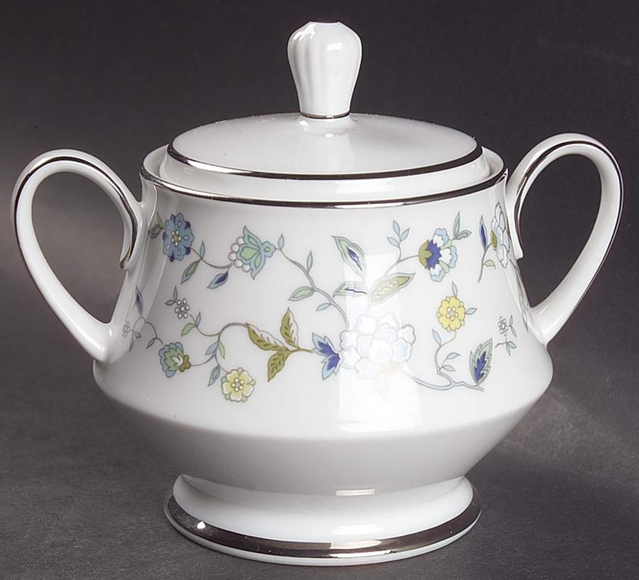 Chintz Sugar Bowl & Lid by Noritake-1