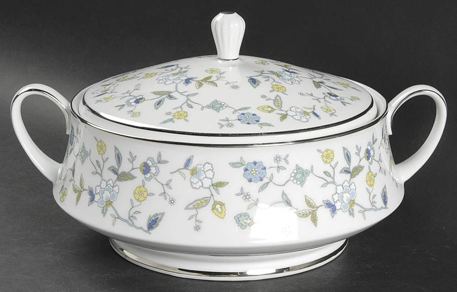 Chintz Round Covered Vegetable by Noritake-1