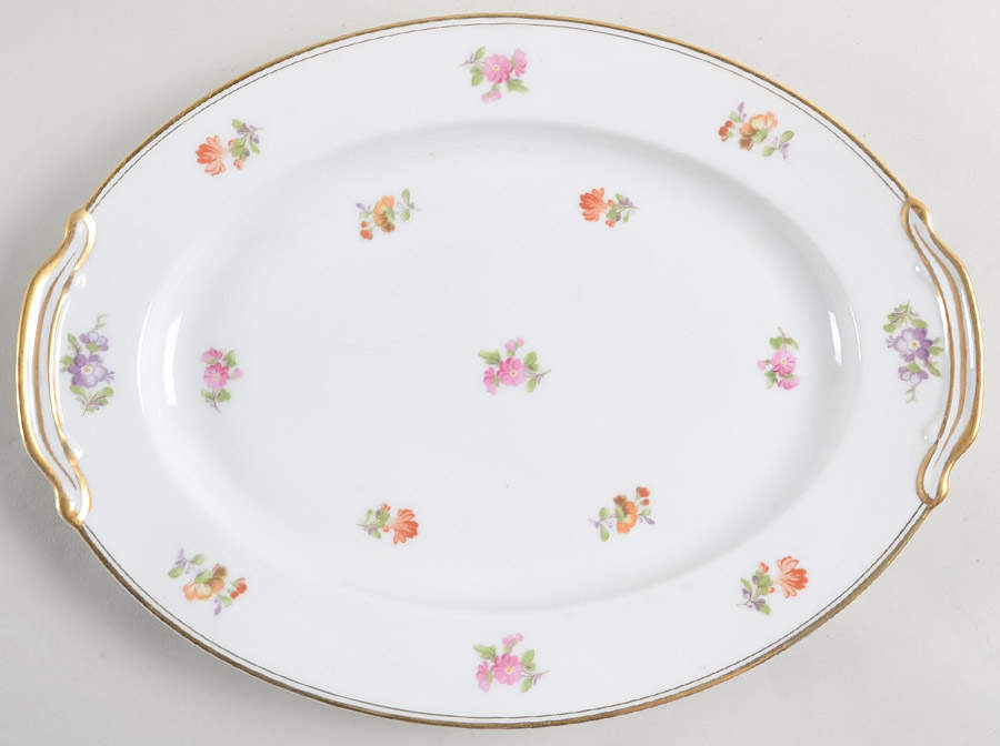 Chintz 11" Oval Serving Platter by Noritake-1