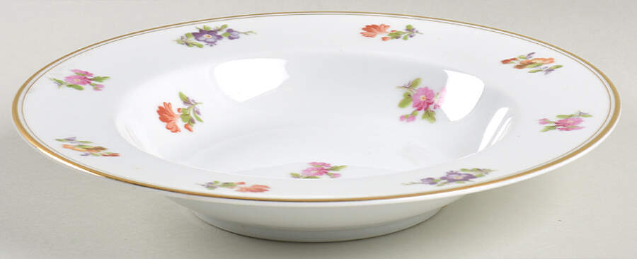 Chintz Rim Soup Bowl by Noritake-1