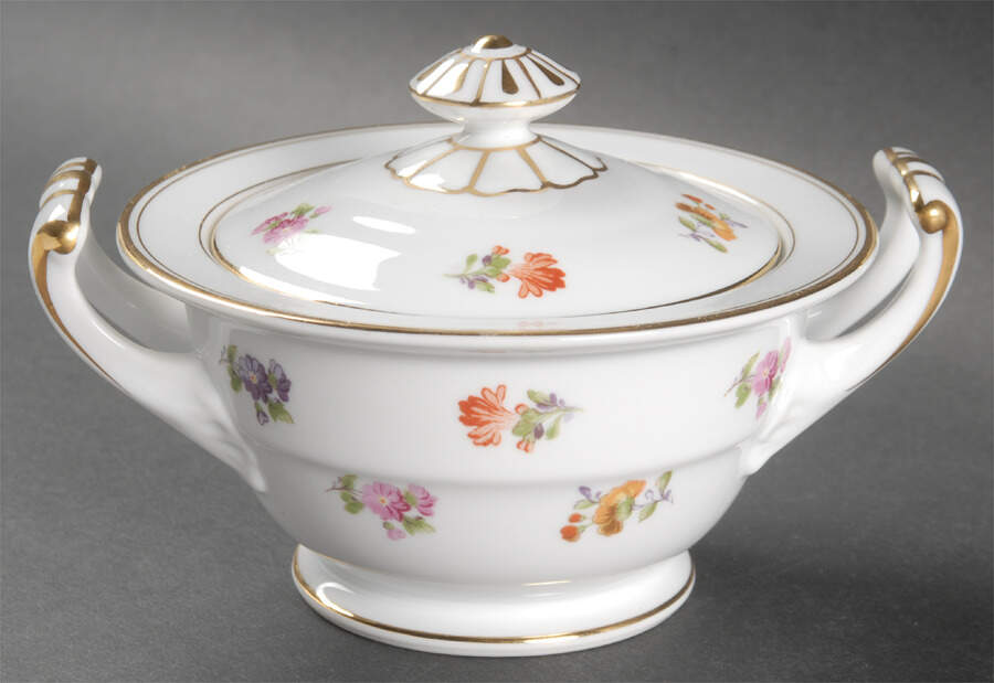 Chintz Sugar Bowl & Lid by Noritake-1