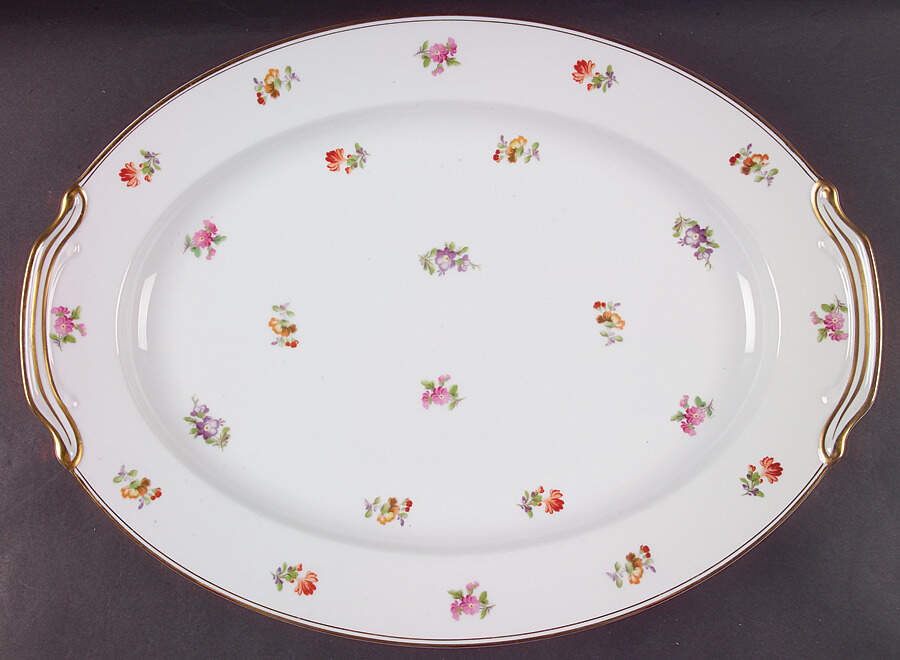 Chintz 16" Oval Serving Platter by Noritake-1