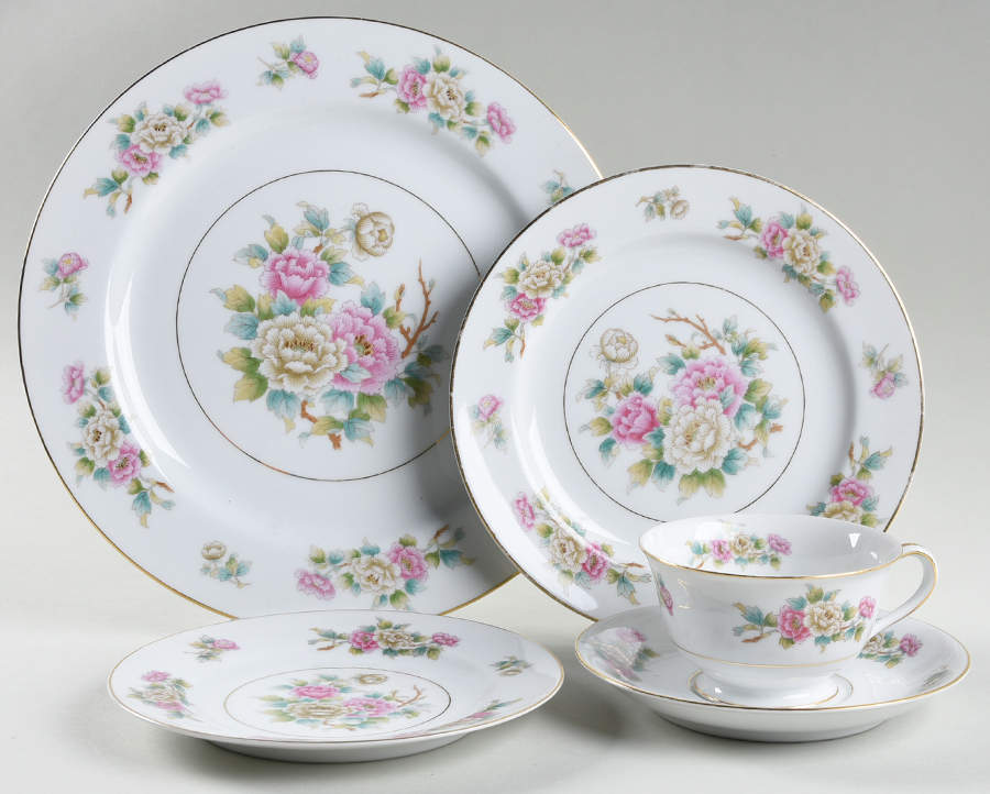 Chinapeony 5 Piece Place Setting by Noritake-1