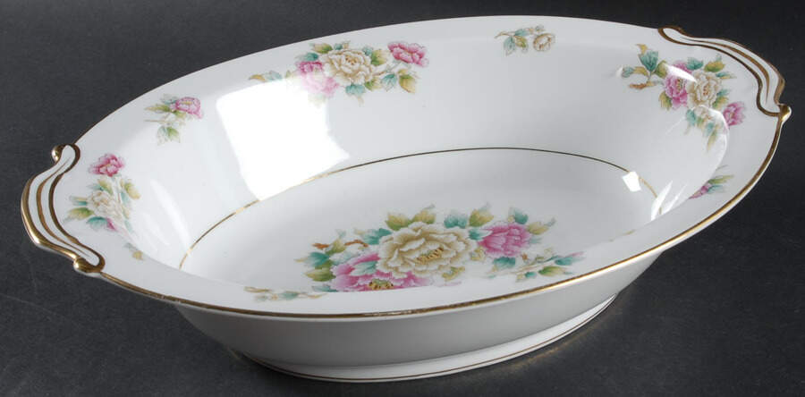 Chinapeony 10" Oval Vegetable Bowl by Noritake-1