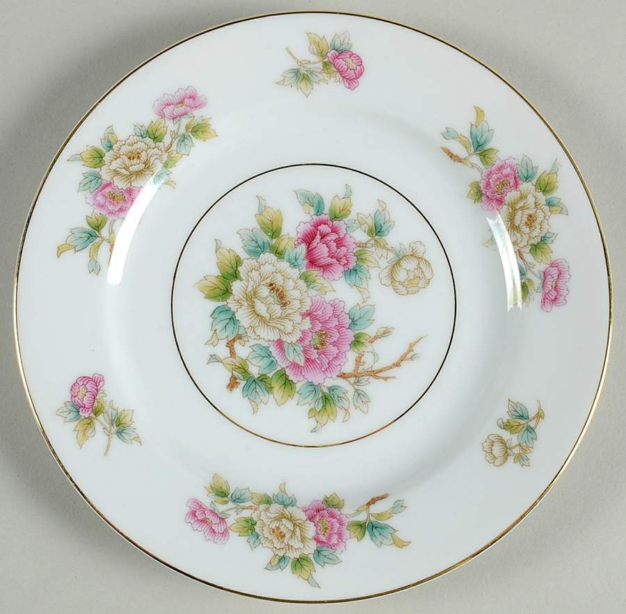 Chinapeony Bread & Butter Plate by Noritake-1