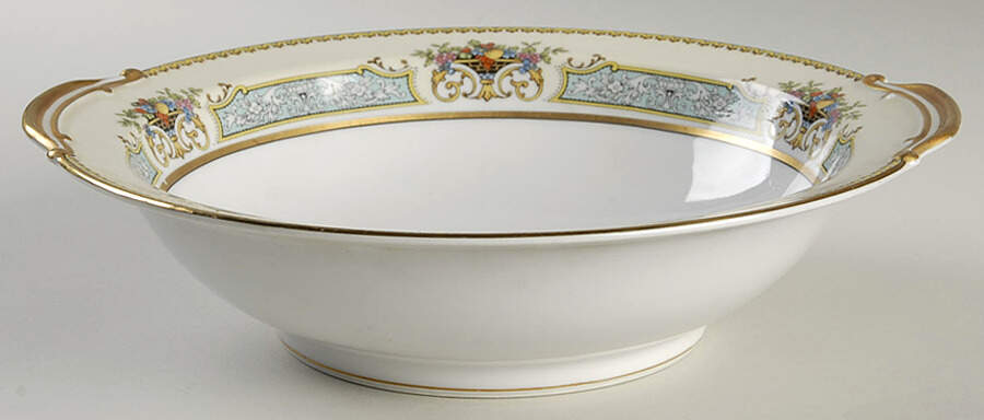 Chine Blue 10" Round Vegetable Bowl by Noritake-1