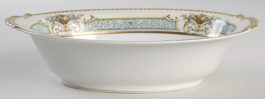 Chine Blue 10" Oval Vegetable Bowl by Noritake-1