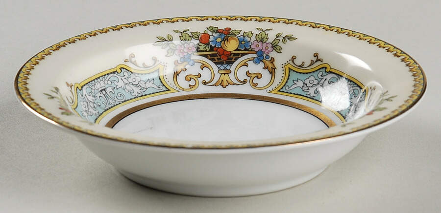 Chine Blue Rim Fruit/Dessert (Sauce) Bowl by Noritake-1
