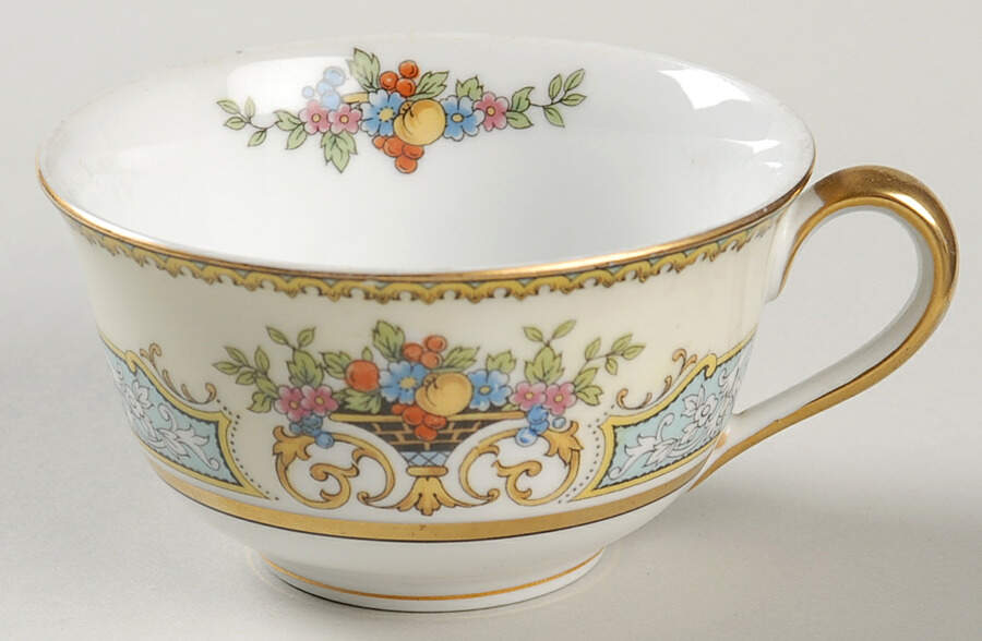 Chine Blue Flat Cup by Noritake-1
