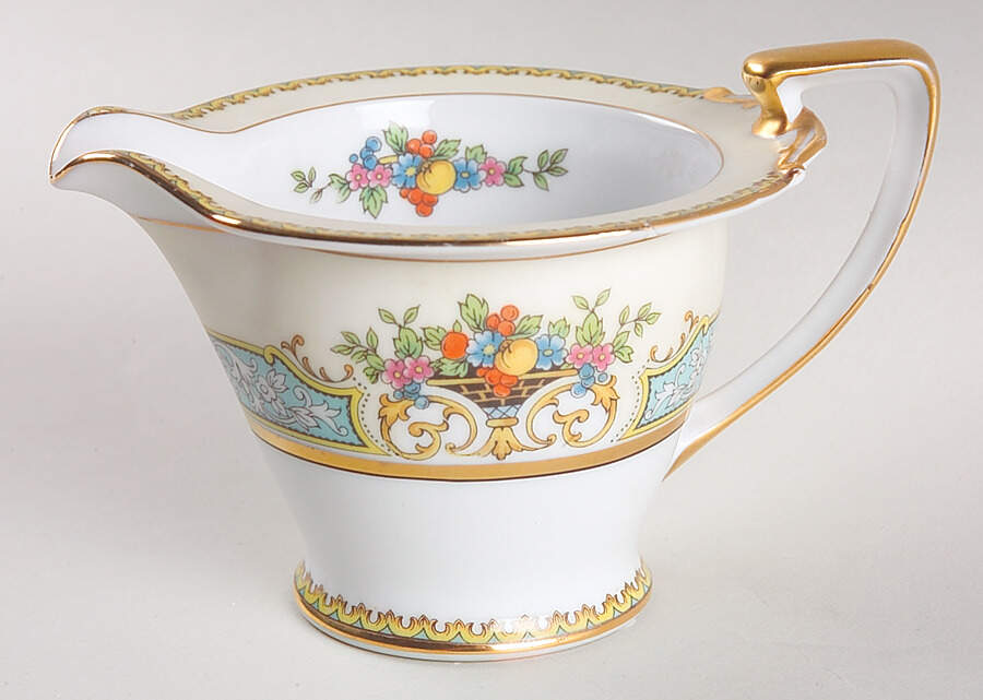 Chine Blue Creamer by Noritake-1