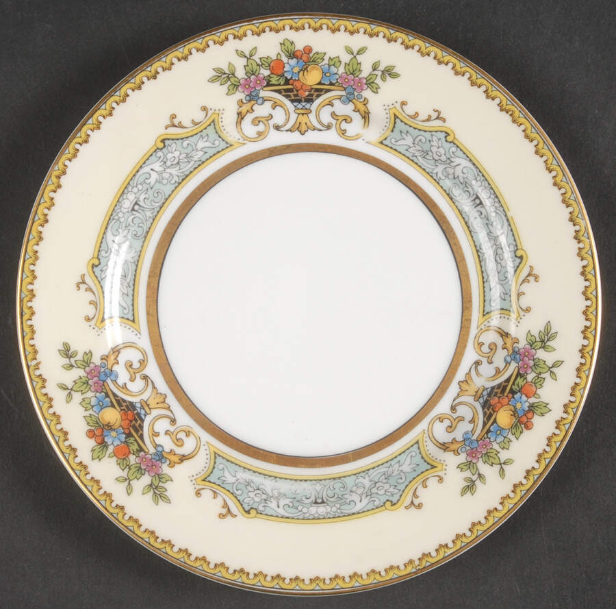 Chine Blue Bread & Butter Plate by Noritake-1