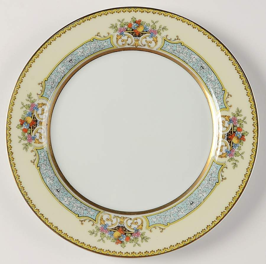 Chine Blue Luncheon Plate by Noritake-1
