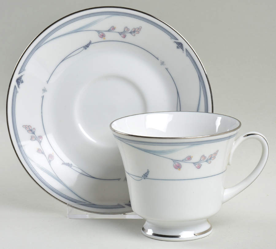Chelsea Morn Footed Cup & Saucer Set by Noritake-1