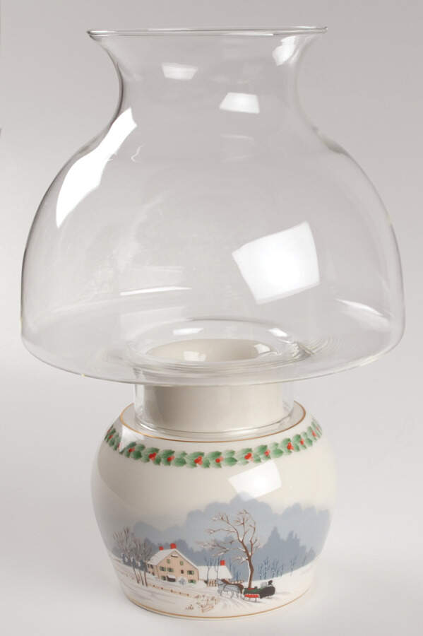 Christmas Memories Candle Lantern by Noritake-1