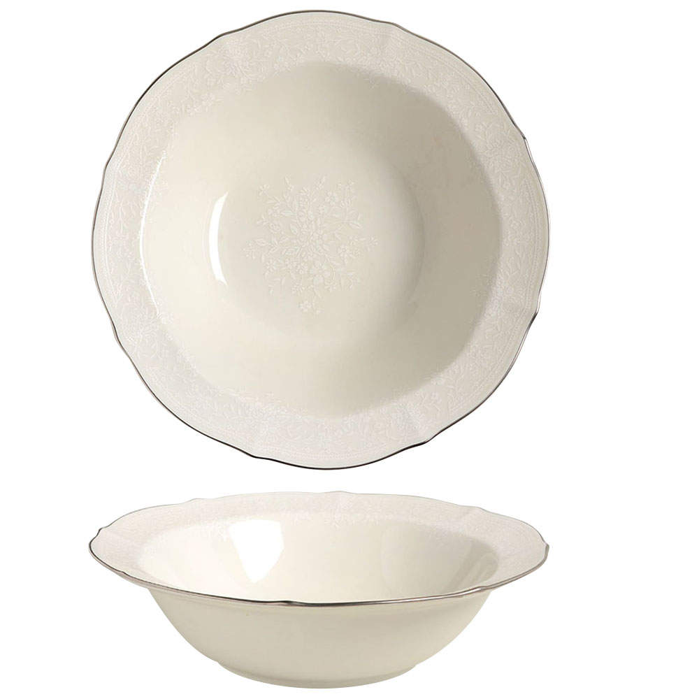 Chandon Platinum 9" Round Vegetable Bowl by Noritake-1
